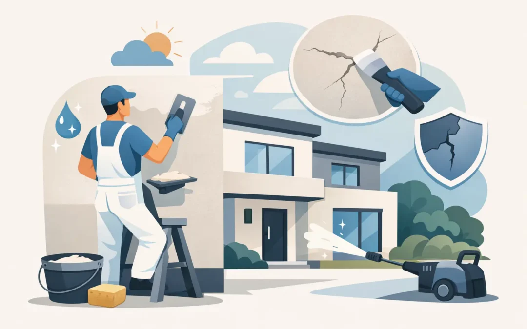 How to Maintain Exterior Render Properly