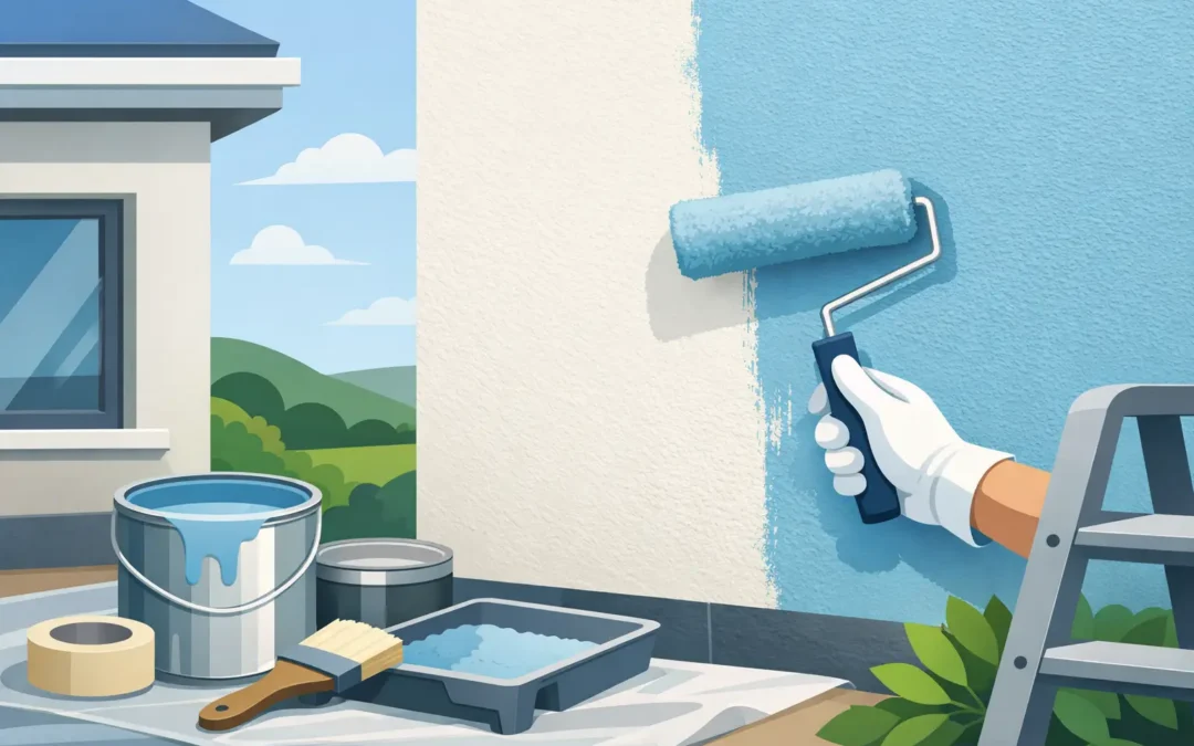 How to Paint Rendered Walls for a Lasting Finish