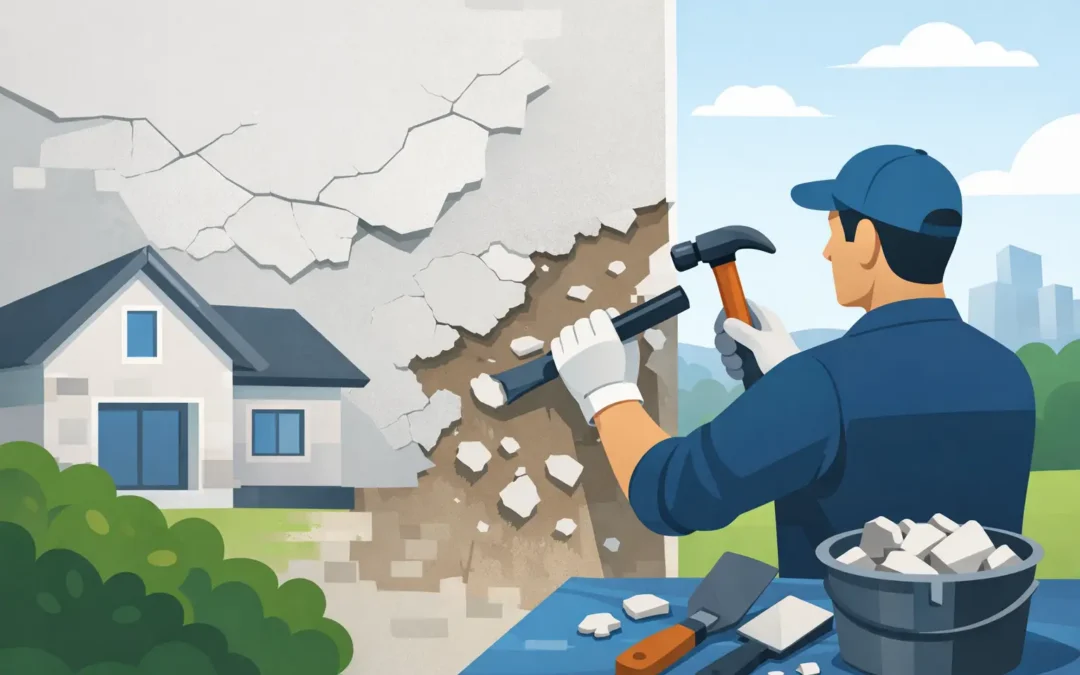 How to Remove Blown Render Without Bigger Damage