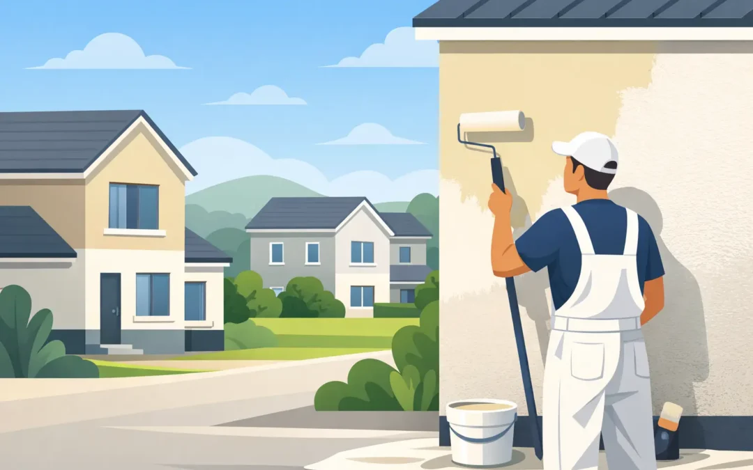 Painting Rendered Houses: A Lasting Finish