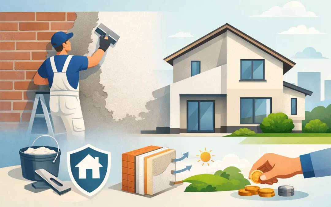 Top Benefits of Wall Rendering for Your Property