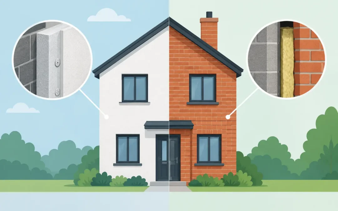 External Wall Insulation Versus Cavity Insulation