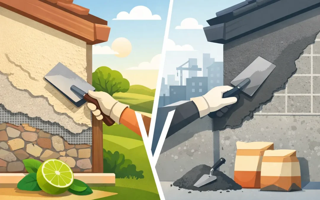 Lime Render Versus Cement Render: Which Fits?