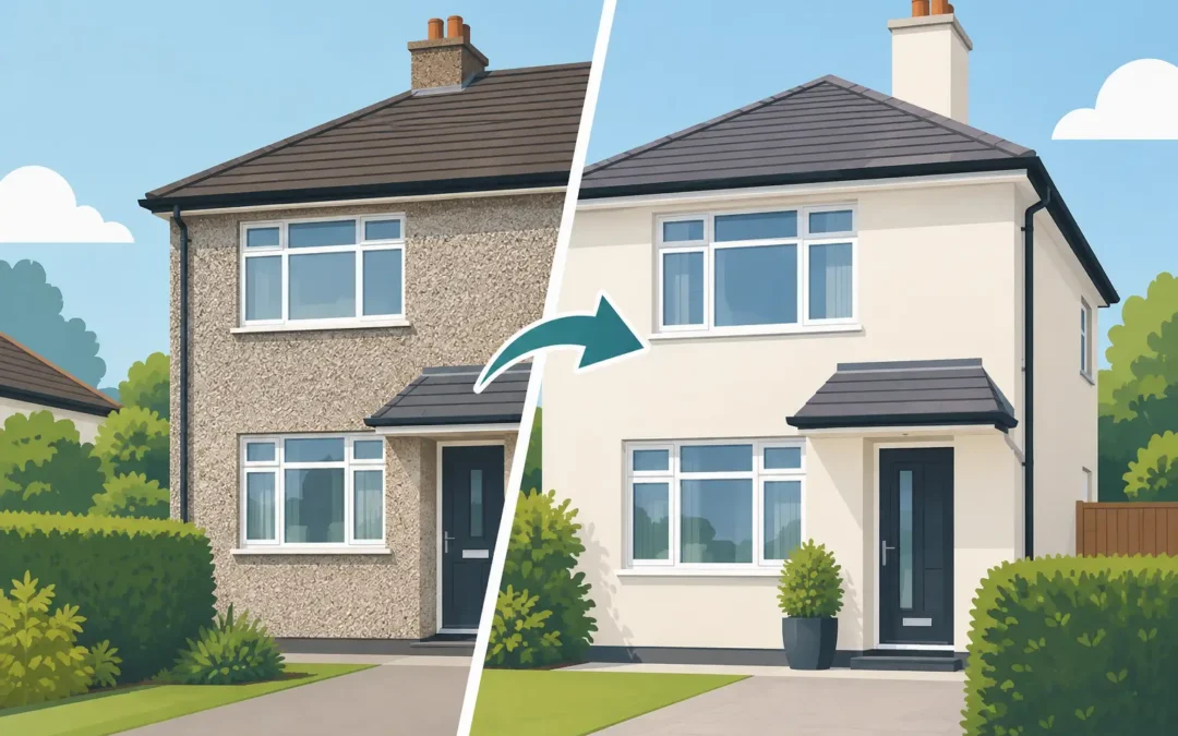 Pebbledash Transformation Case Study for Homeowners